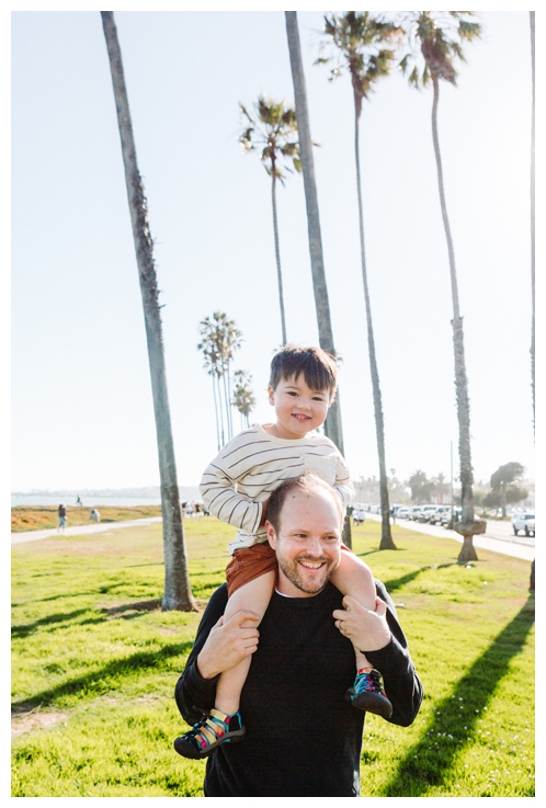 Family Photo Shoot in Santa Barbara at East Beach in California