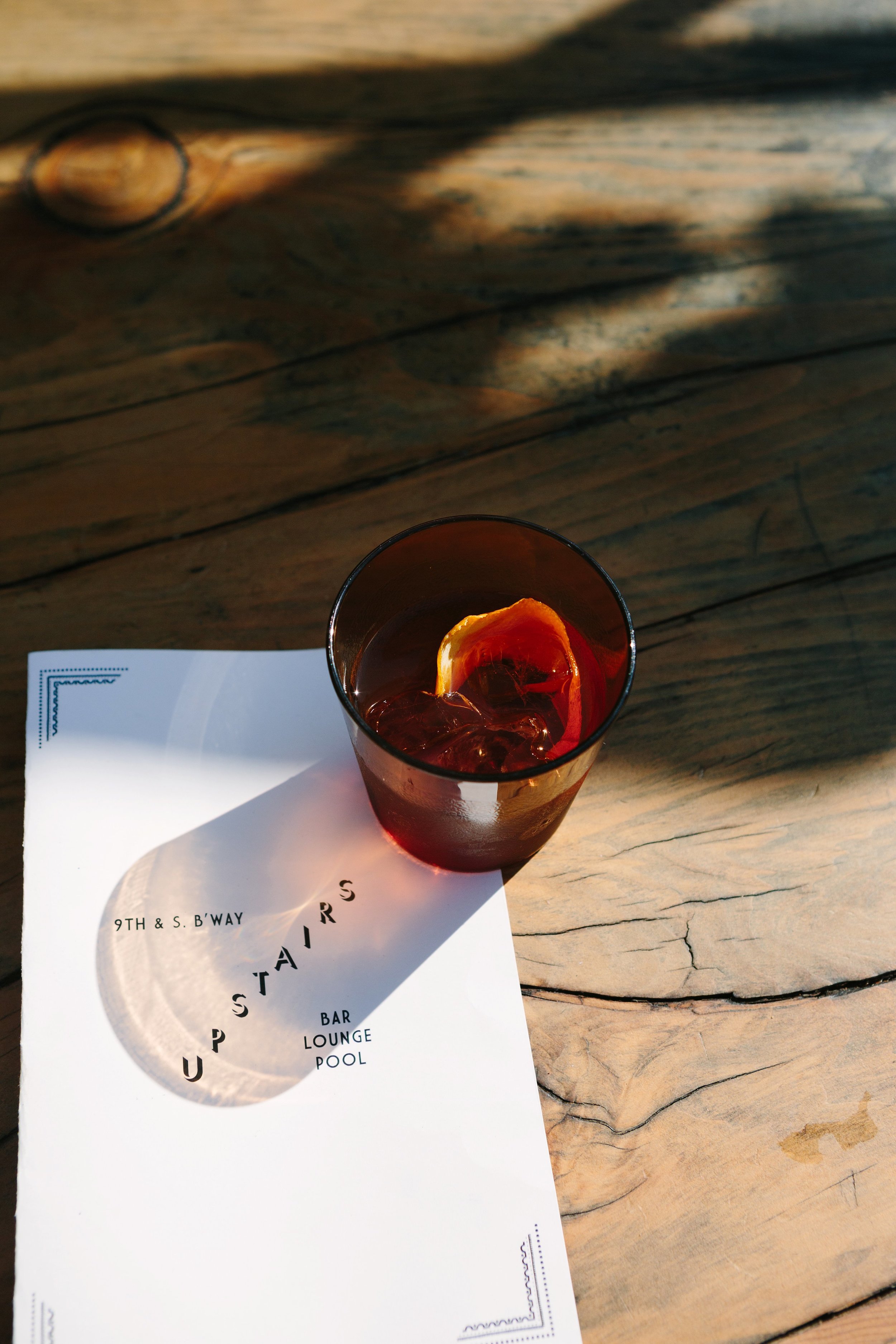  Old fashioned turned sundial at the Ace Hotel Upstairs bar in DTLA 