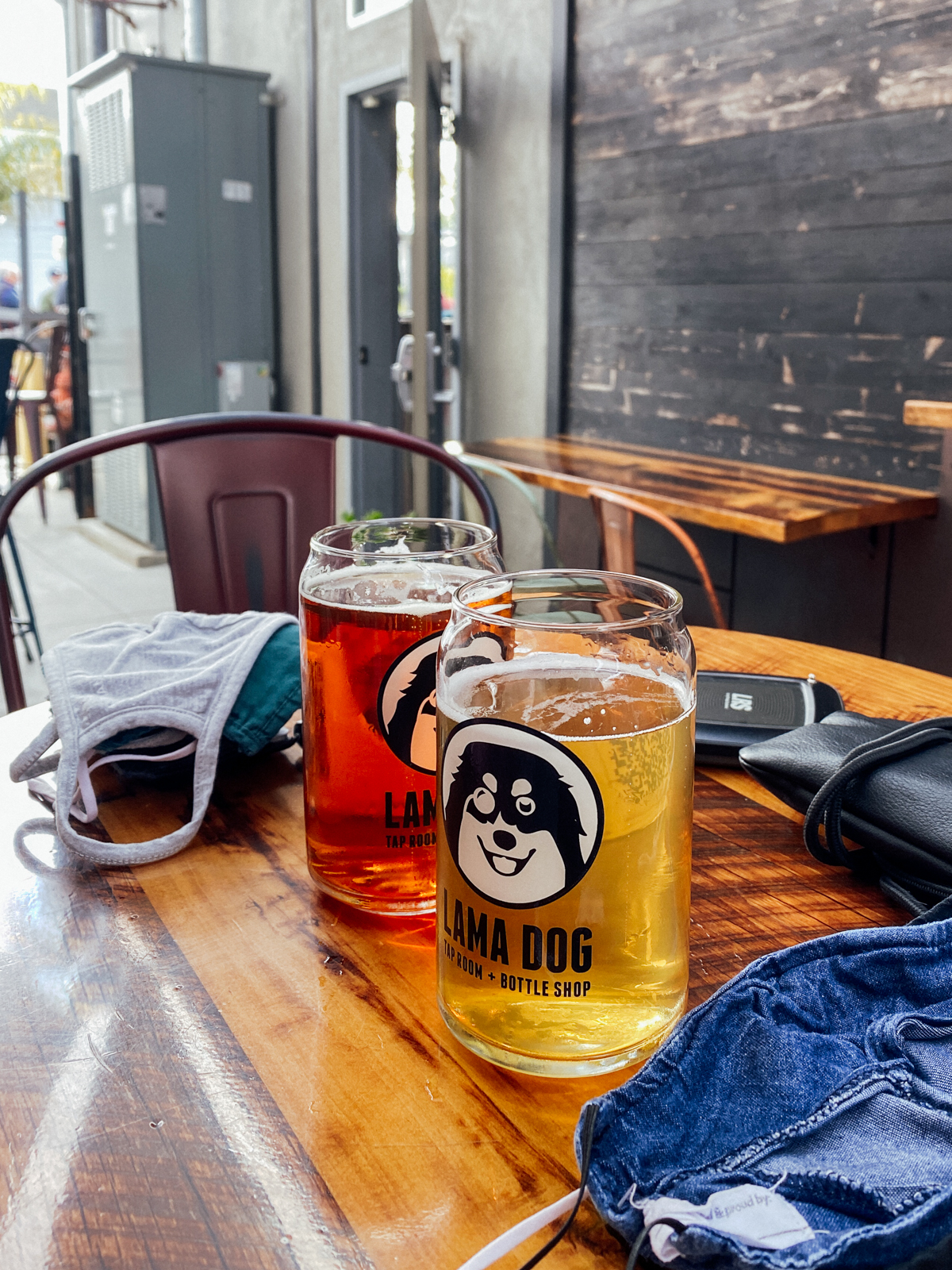 Beers at Llama Dog in Santa Barbara's Funk Zone