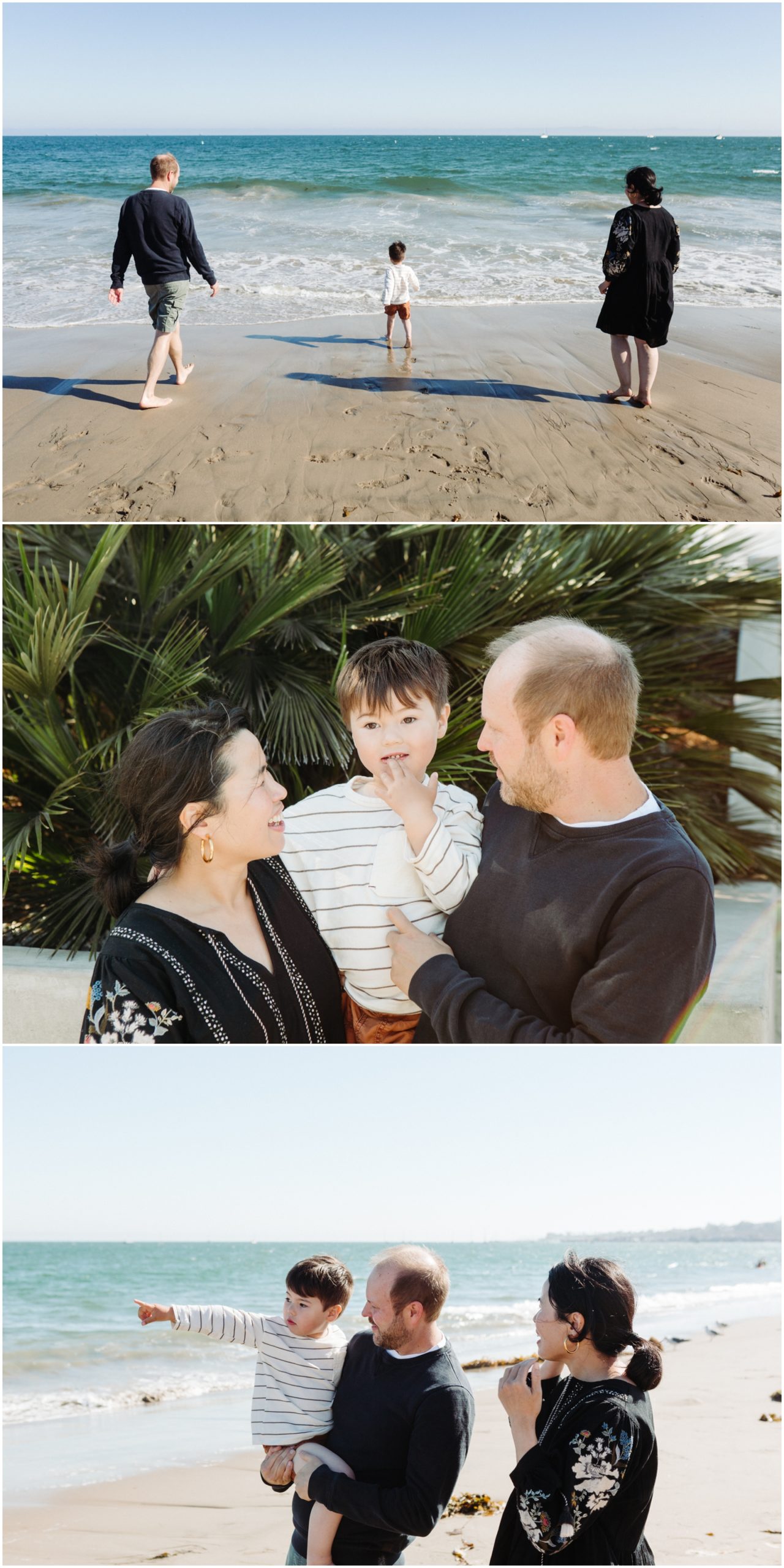 Family Photo Shoot in Santa Barbara at East Beach in California