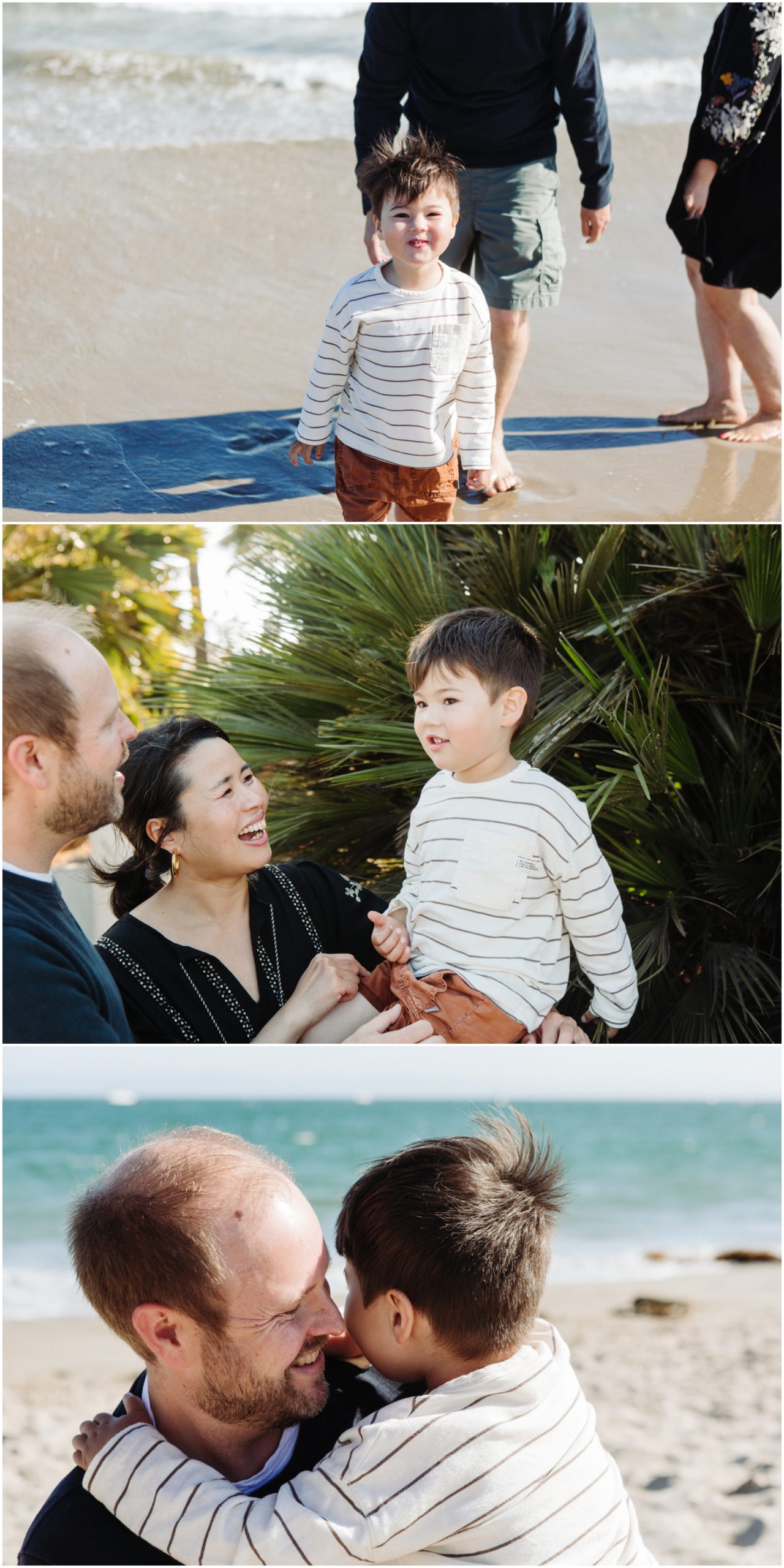 Family Photo Shoot in Santa Barbara at East Beach in California