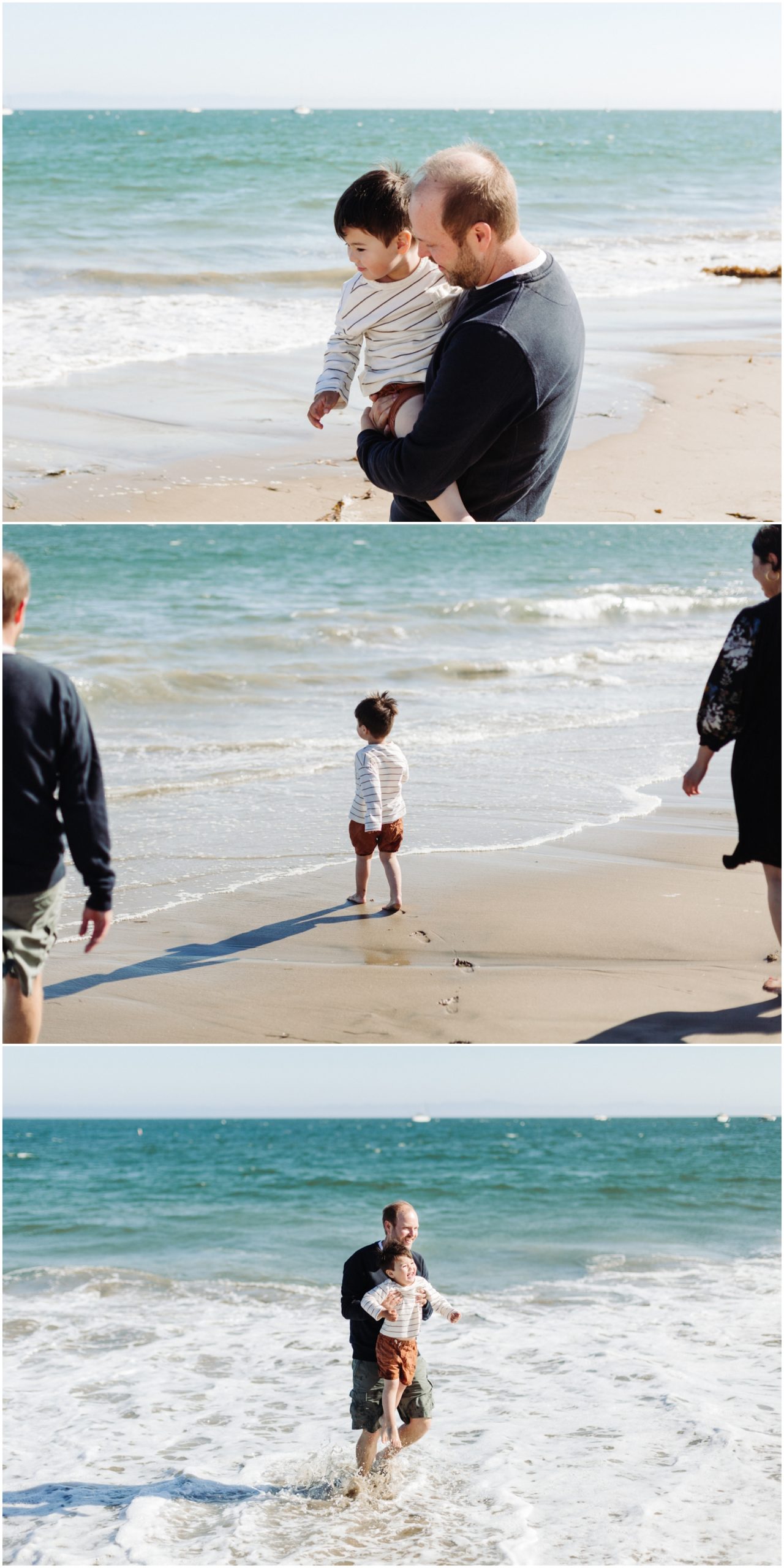 Family Photo Shoot in Santa Barbara at East Beach in California