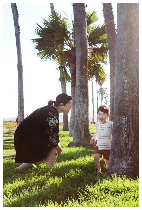 Family Photo Shoot in Santa Barbara at East Beach in California