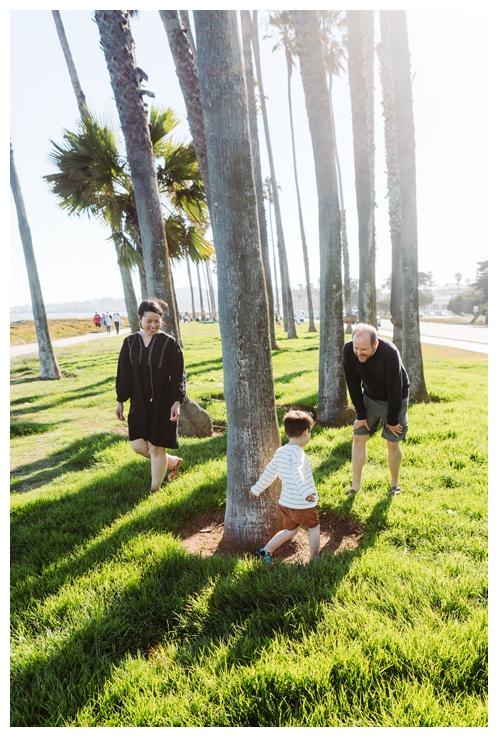 Family Photo Shoot in Santa Barbara at East Beach in California