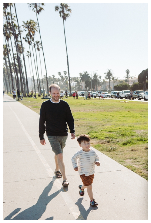 Family Photo Shoot in Santa Barbara at East Beach in California