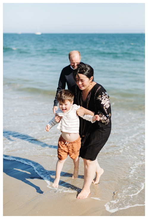 Family Photo Shoot in Santa Barbara at East Beach in California